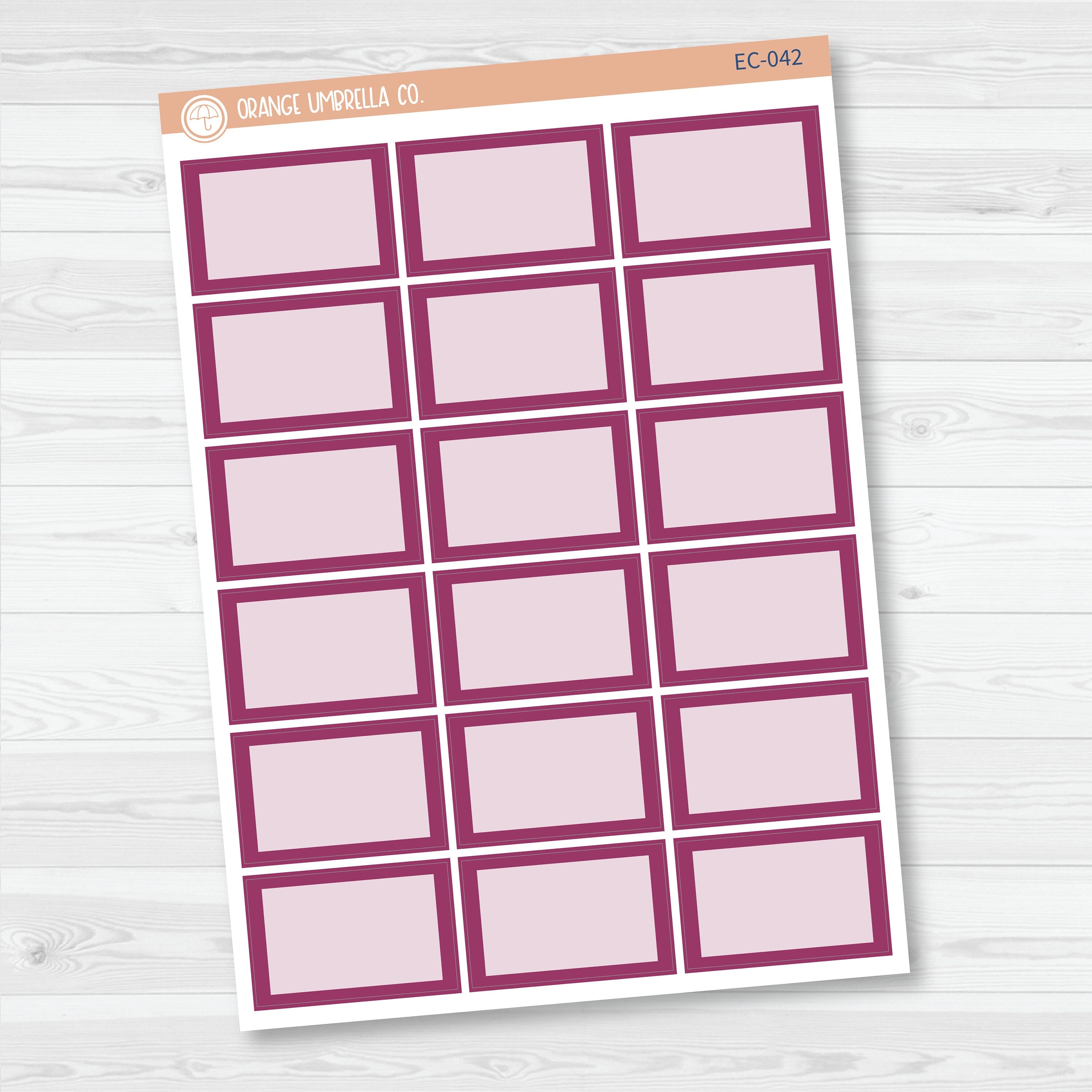 NP-Half Box Label Planner Stickers | Erin Condren Evolve Palette | EC-041-046