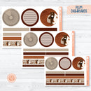 Winter Animals Kit | Plum Dashboards Planner Kit Stickers | Hibernate | 352-201