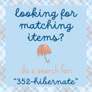 Winter Animals Kit | Hobonichi Weeks Monthly Planner Kit Stickers | Hibernate | 352-301