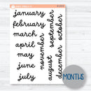 Winter Animals Kit | 8.5 ECLP Monthly Planner Kit Stickers | Hibernate | 352-261