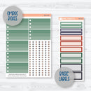 Winter Floral Stickers | A5 Plum Daily Planner Kit Stickers | Stillness | 355-141