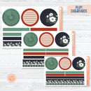 Winter Floral Stickers | Plum Dashboards Planner Kit Stickers | Stillness | 355-201