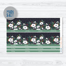Winter Floral Stickers | 8.5 ECLP Monthly Planner Kit Stickers | Stillness | 355-261