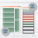 Winter Floral Stickers | 7x9 Plum Daily Planner Kit Stickers | Stillness | 355-151