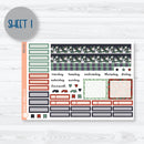 Winter Floral Stickers | A5 Plum Monthly Planner Kit Stickers | Stillness | 355-211