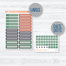 Winter Floral Stickers | 8.5 ECLP Monthly Planner Kit Stickers | Stillness | 355-261