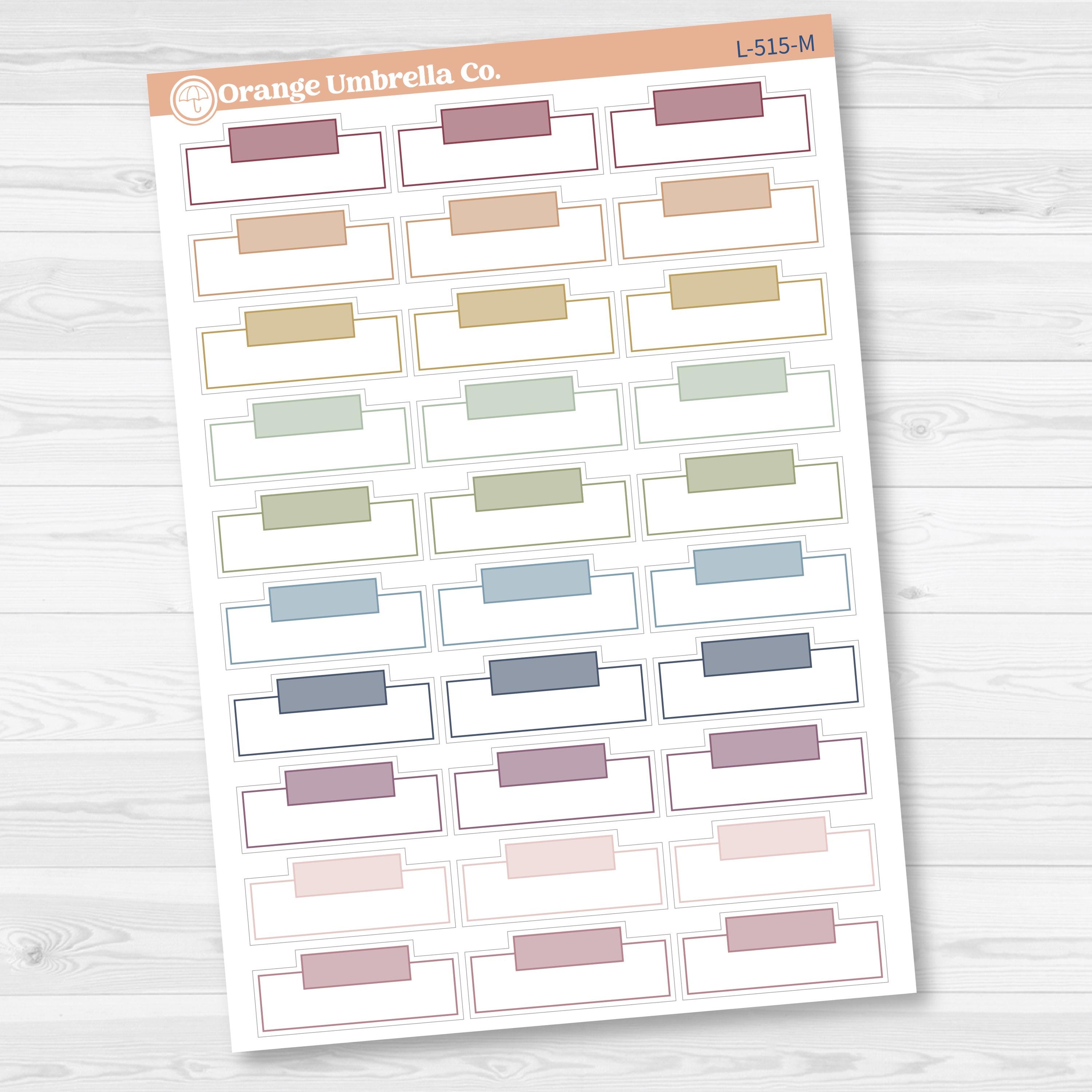 Appointment Top Labels Planner Stickers | L-515