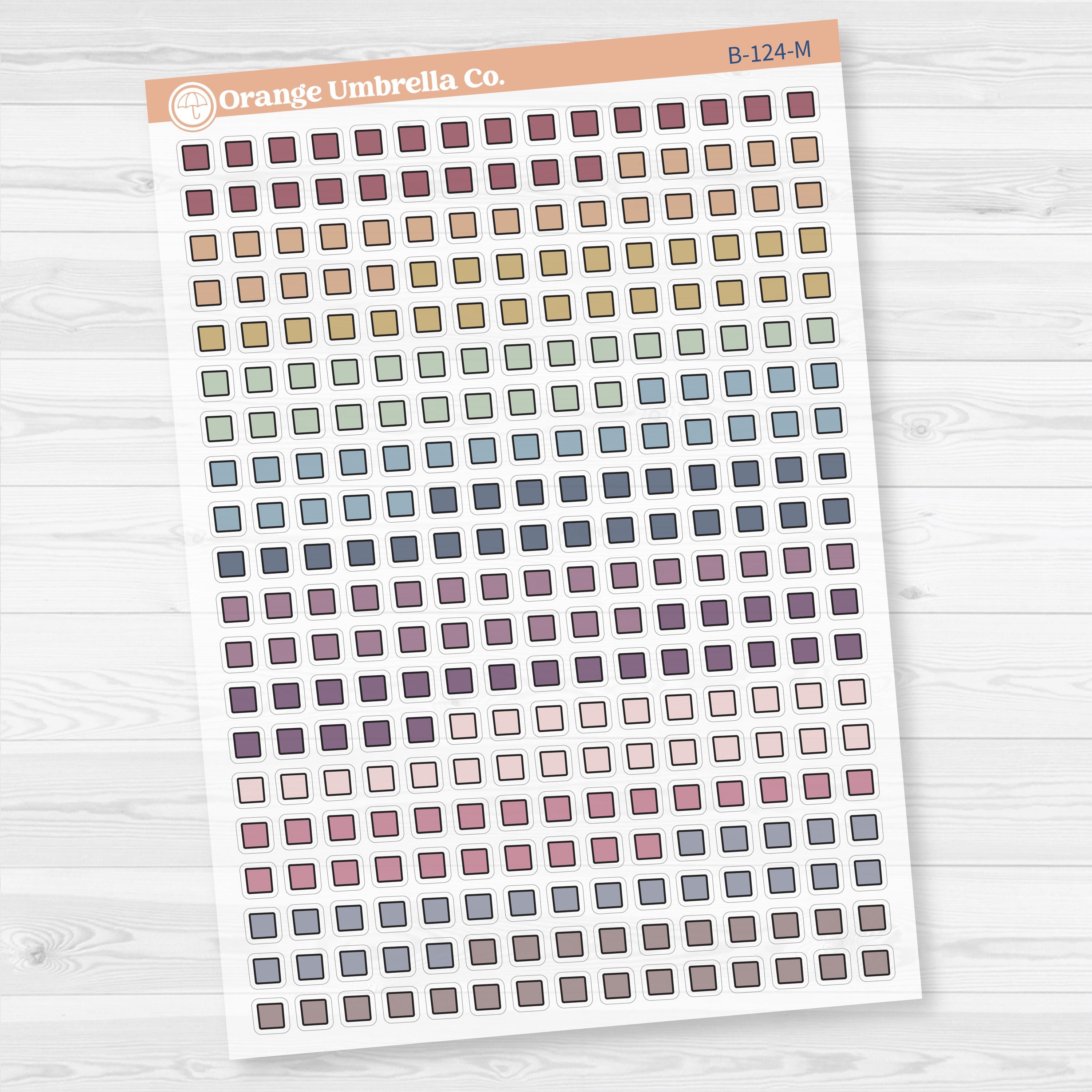 Wonky Checkbox Squares from Journaling Kits | Clear Matte | B-124-CM