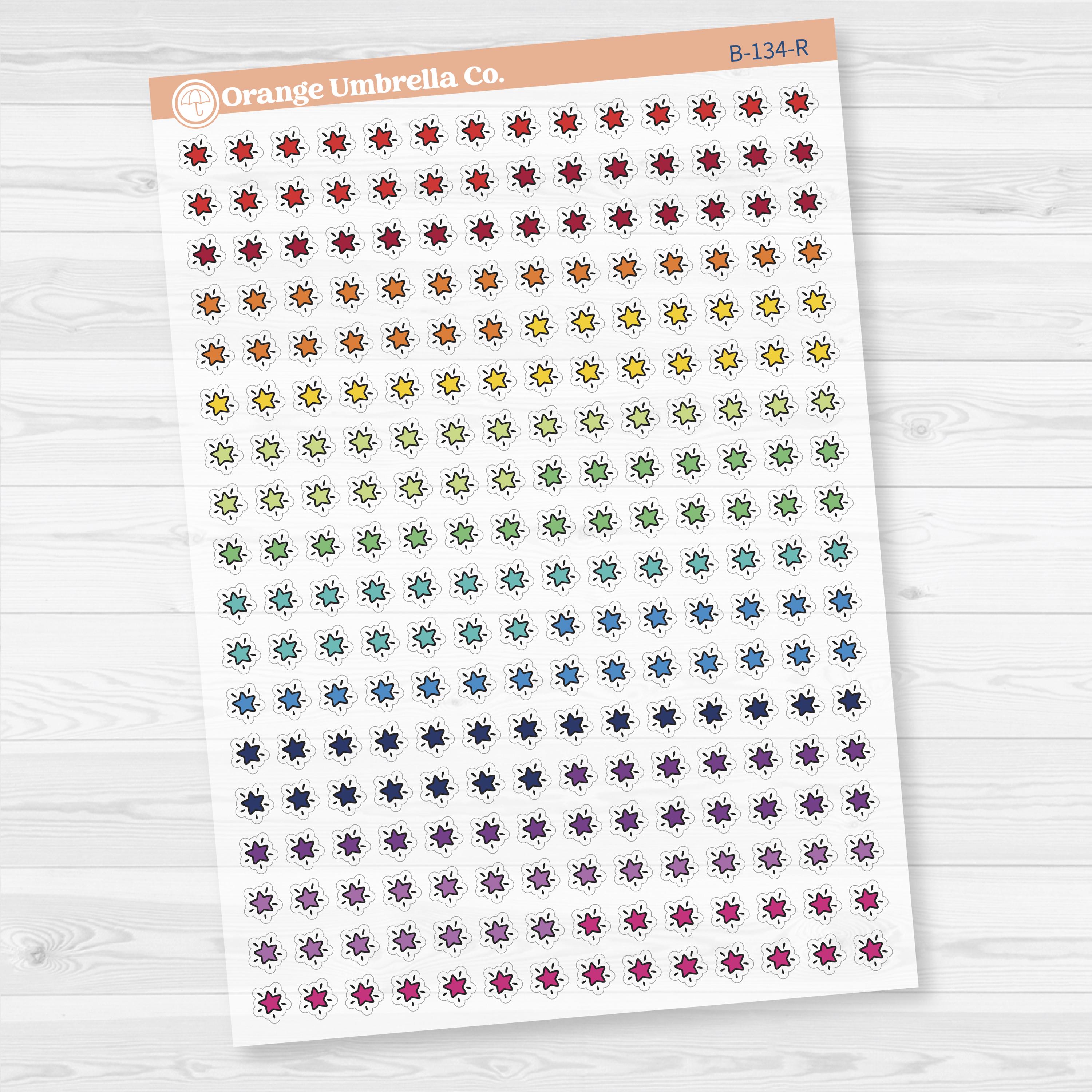 Star Kit Pieces Planner Stickers | Clear Matte | B-134-CM