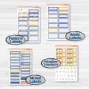 New Year’s Day | Hobonichi Cousin Weekly & Daily Planner Kit Stickers | Pop Fizz Clink | KIT-360-E