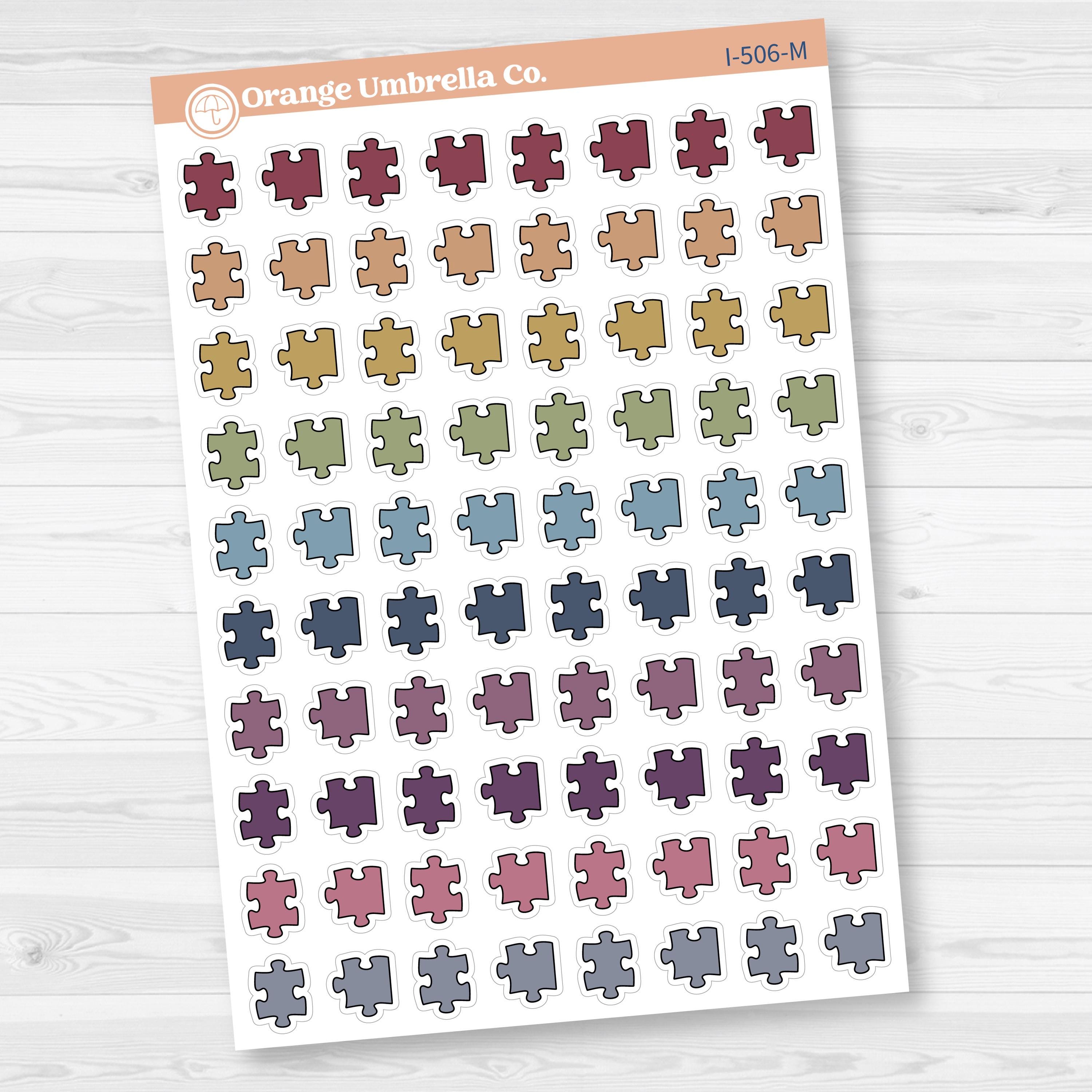 Puzzle Icon Planner Stickers | I-506