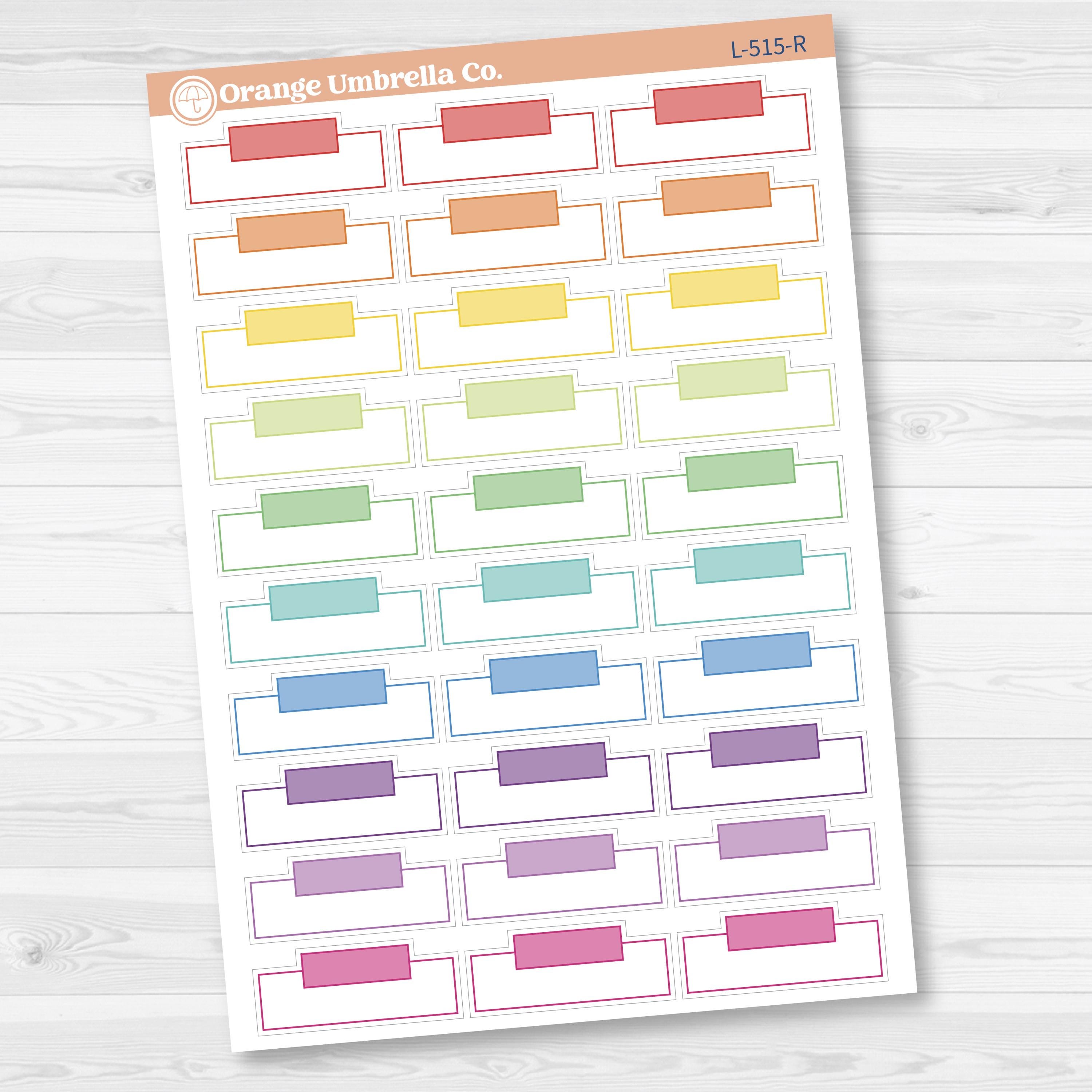 Appointment Top Labels Planner Stickers | L-515