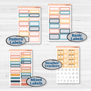 Celestial Star & Moon | Hobonichi Cousin Weekly and Daily Planner Kit Stickers | Daydream | KIT-368-E