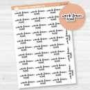 Work From Home Planner Stickers | F17 | S-118-B