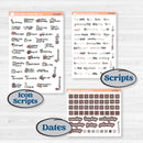 Spring Animals Kit | Weekly Add-On Planner Kit Stickers | New Beginning | KIT-374-B
