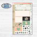 Spring Floral Kit | Plum Vertical Priorities 7x9 Planner Kit Stickers | Lil Spring Thing | KIT-372-J