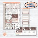 Spring Animals Kit | Plum Vertical Priorities 7x9 Planner Kit Stickers | New Beginning | KIT-374-J