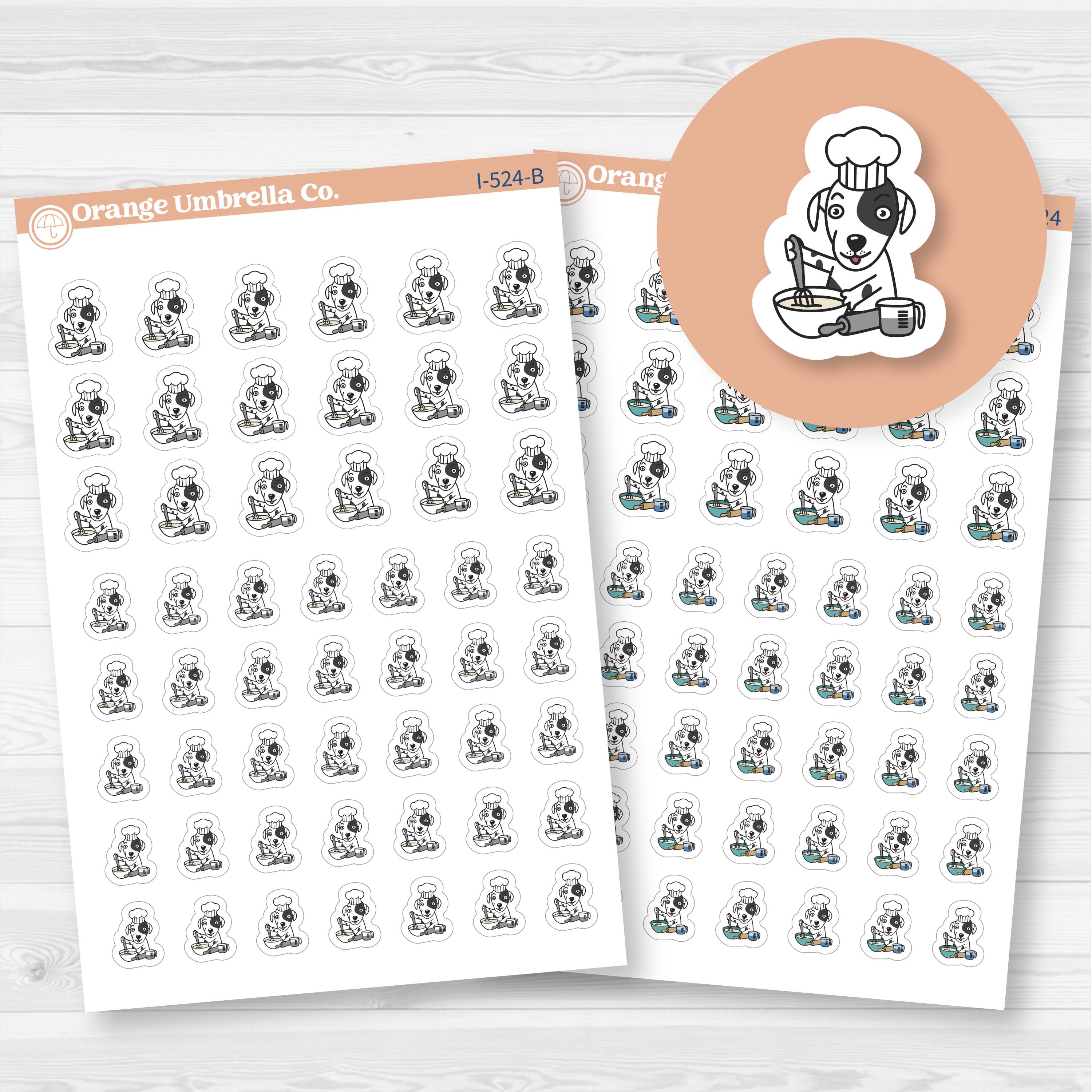 Stella Baking Chore Icons Planner Stickers | I-524