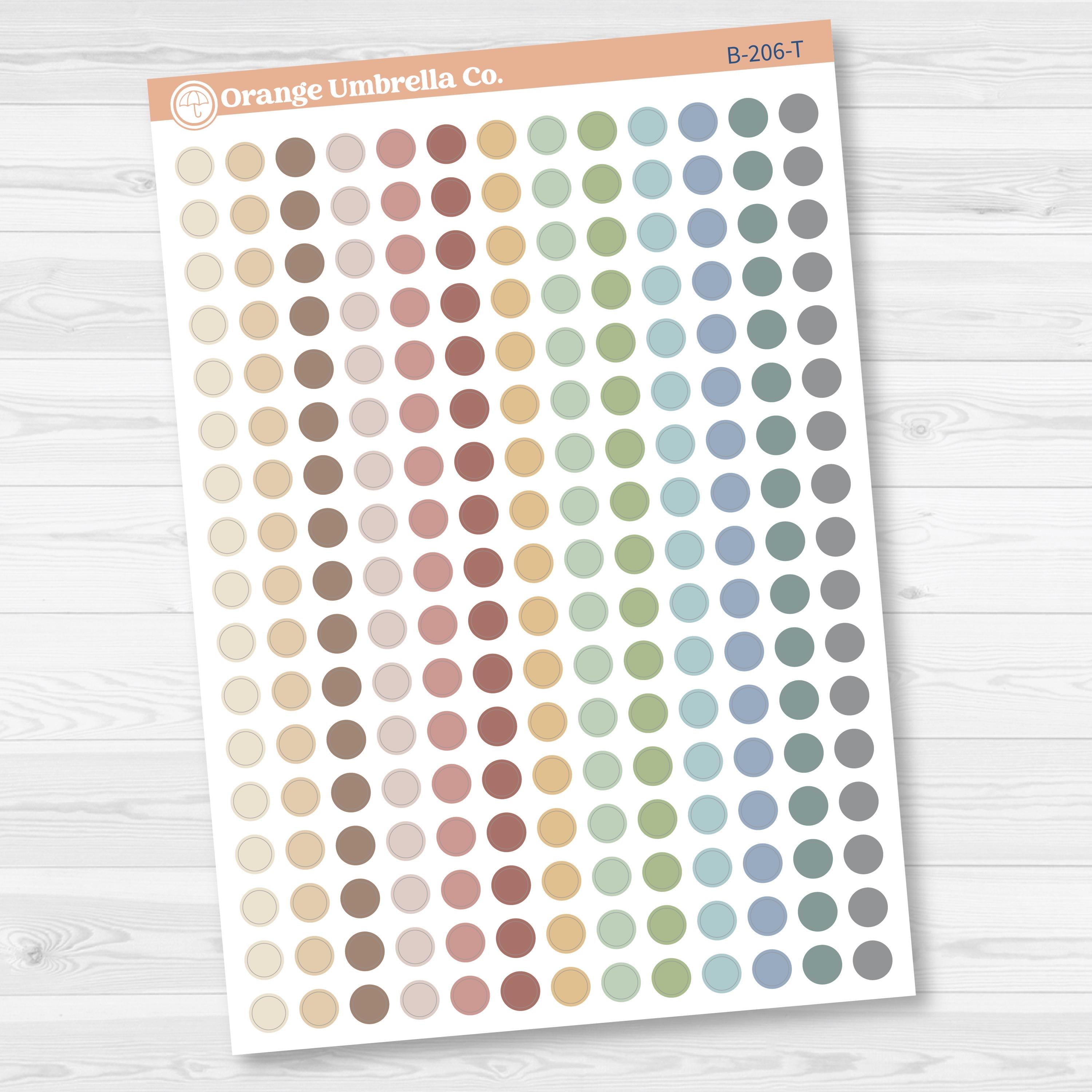 Circle Dot - 6mm Planner Stickers | B-206