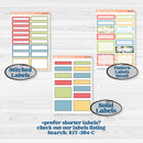 Butterflies & Rainbow Summer Kit | 7x9 Plum Daily Planner Kit Stickers | Spring Breeze | KIT-384-P