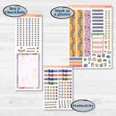 Bear and Plant Kit | A5 Daily Duo Planner Kit Stickers | Homebody | KIT-385-L
