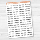 Work At Office Script Planner Stickers | F8 | S-178