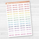 Work At Office Script Planner Stickers | F8 | S-178