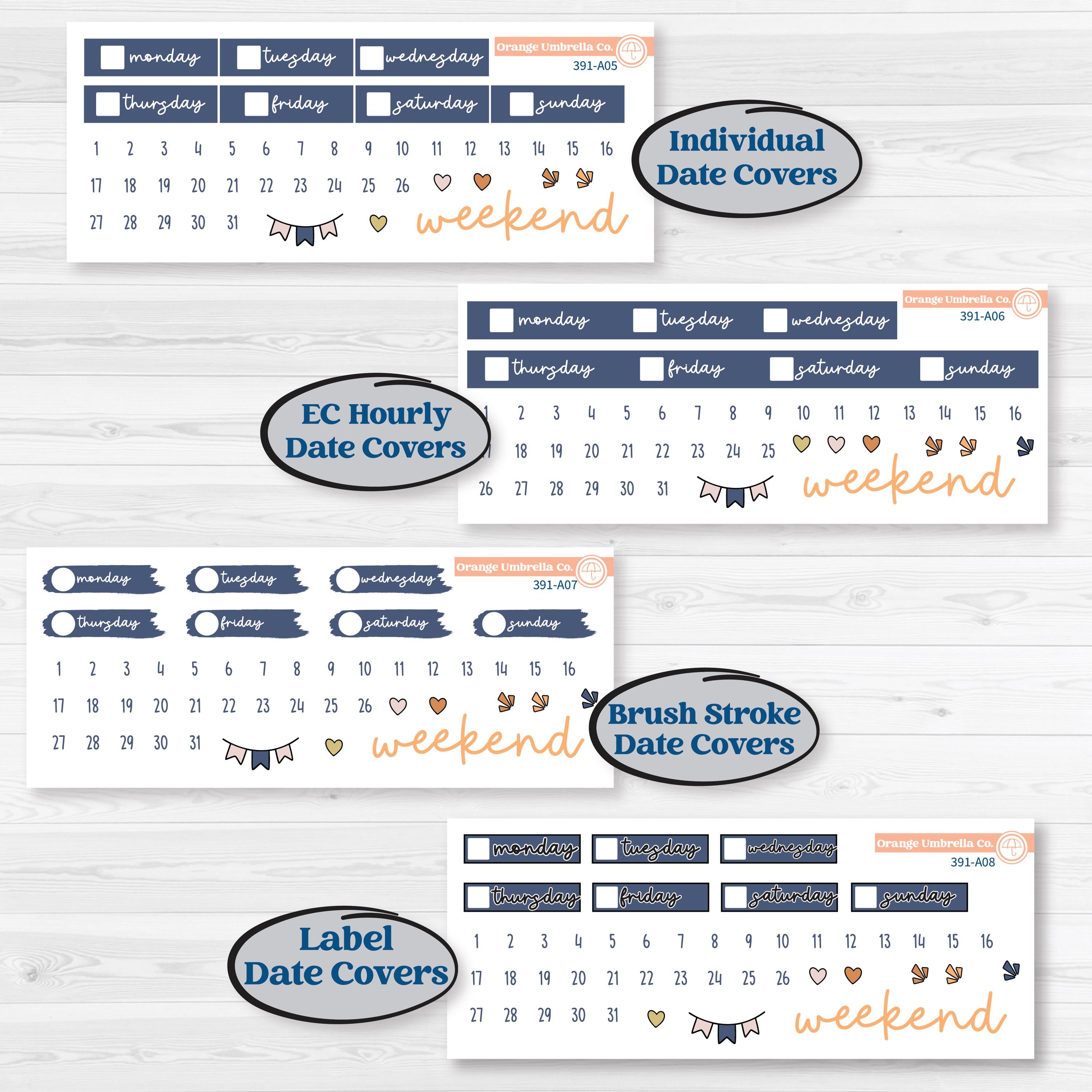 Fun Animal Kit | Weekly Sticker Kit for Vertical Planners like Erin Condren | Gone With The Wild | KIT-381-A