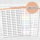 Work At Office Script Planner Stickers | F8 | S-178