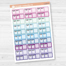 2025 Kit Weather Trackers for Hobonichi Cousin Planner Stickers | F17 | L-525