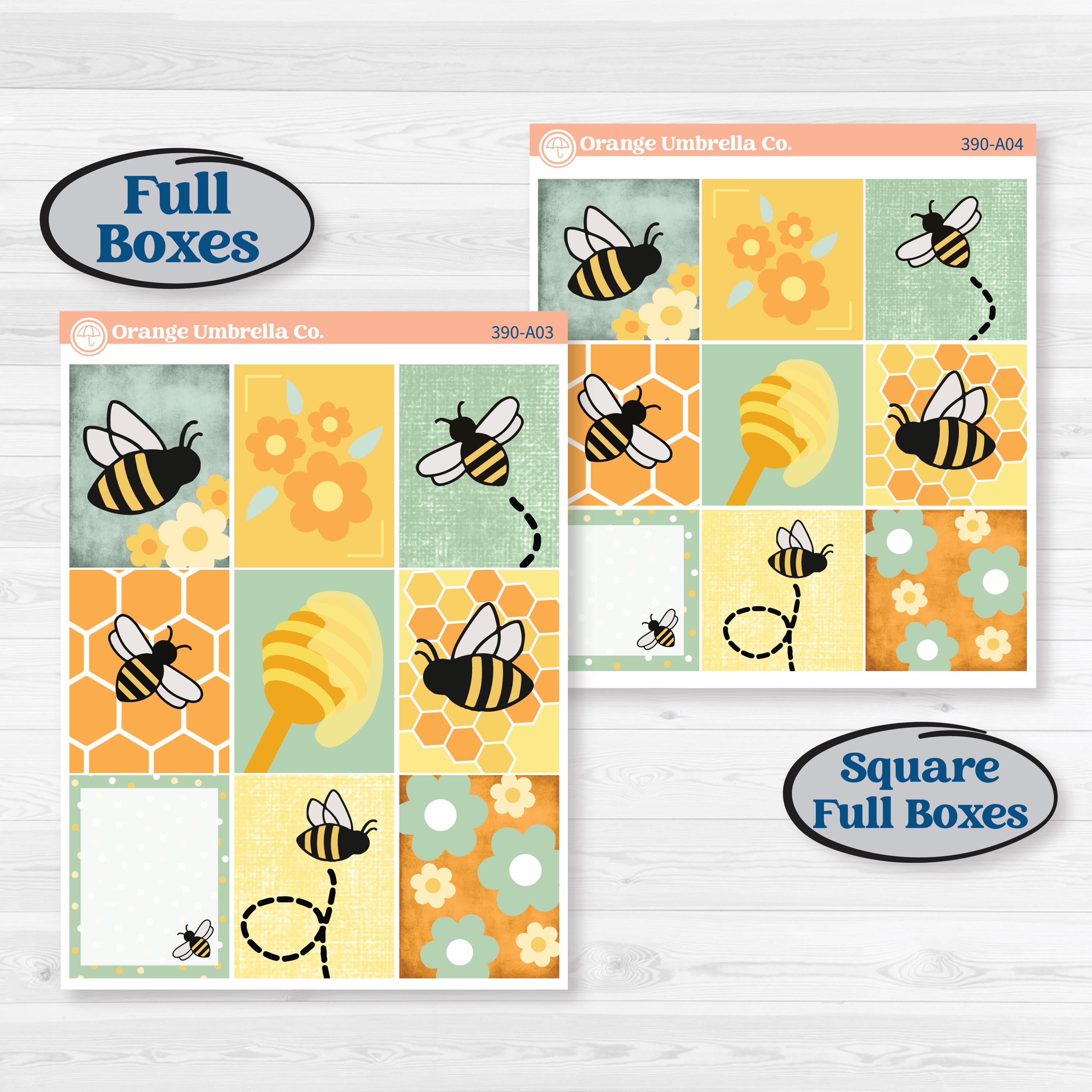 Bee Planner Kit | Weekly Sticker Kit for Vertical Planners like Erin Condren | Buzz | KIT-390-A