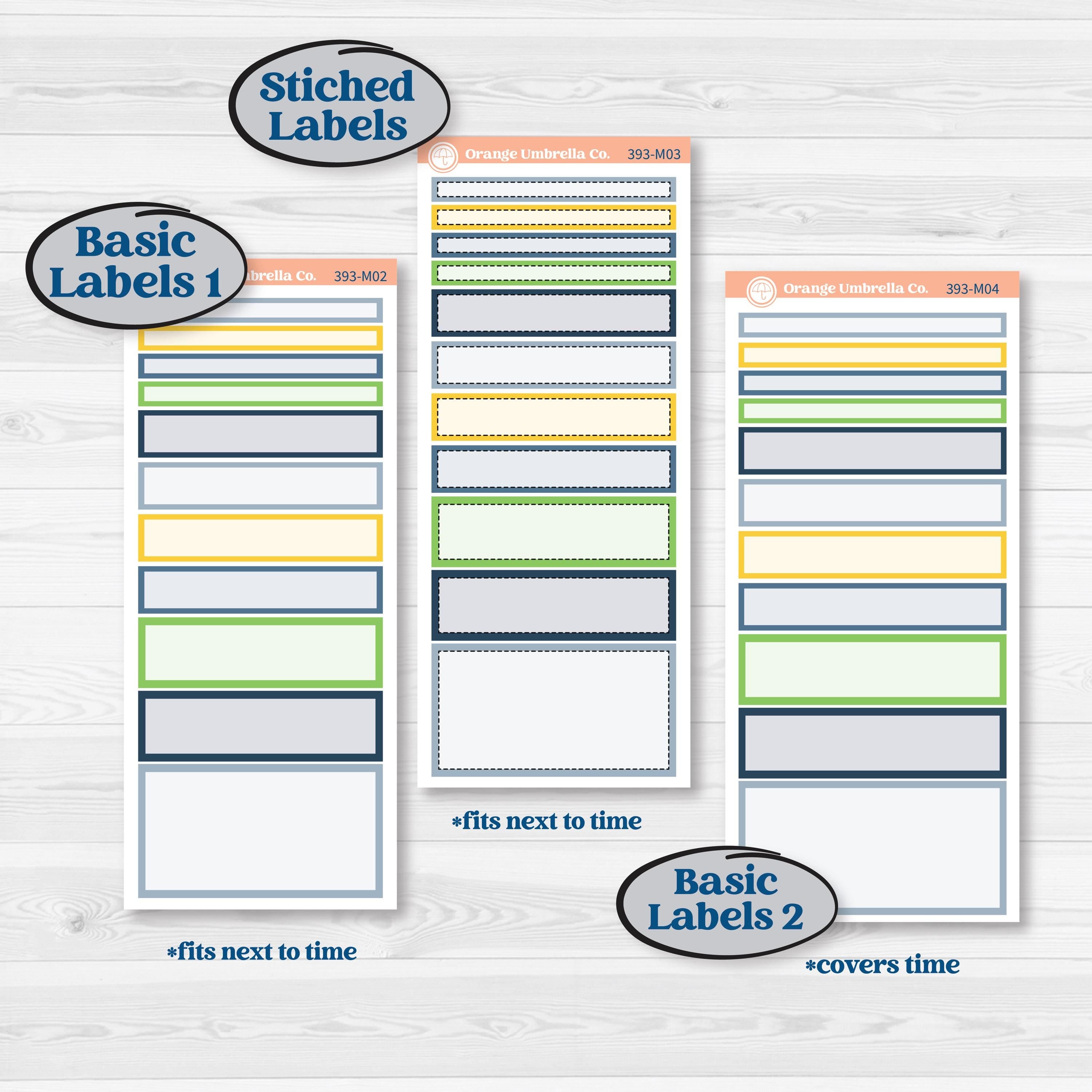 Summer Lemon Kit | 7x9 Erin Condren Daily Duo Planner Kit Stickers | Lemon Me Know | KIT-393-M