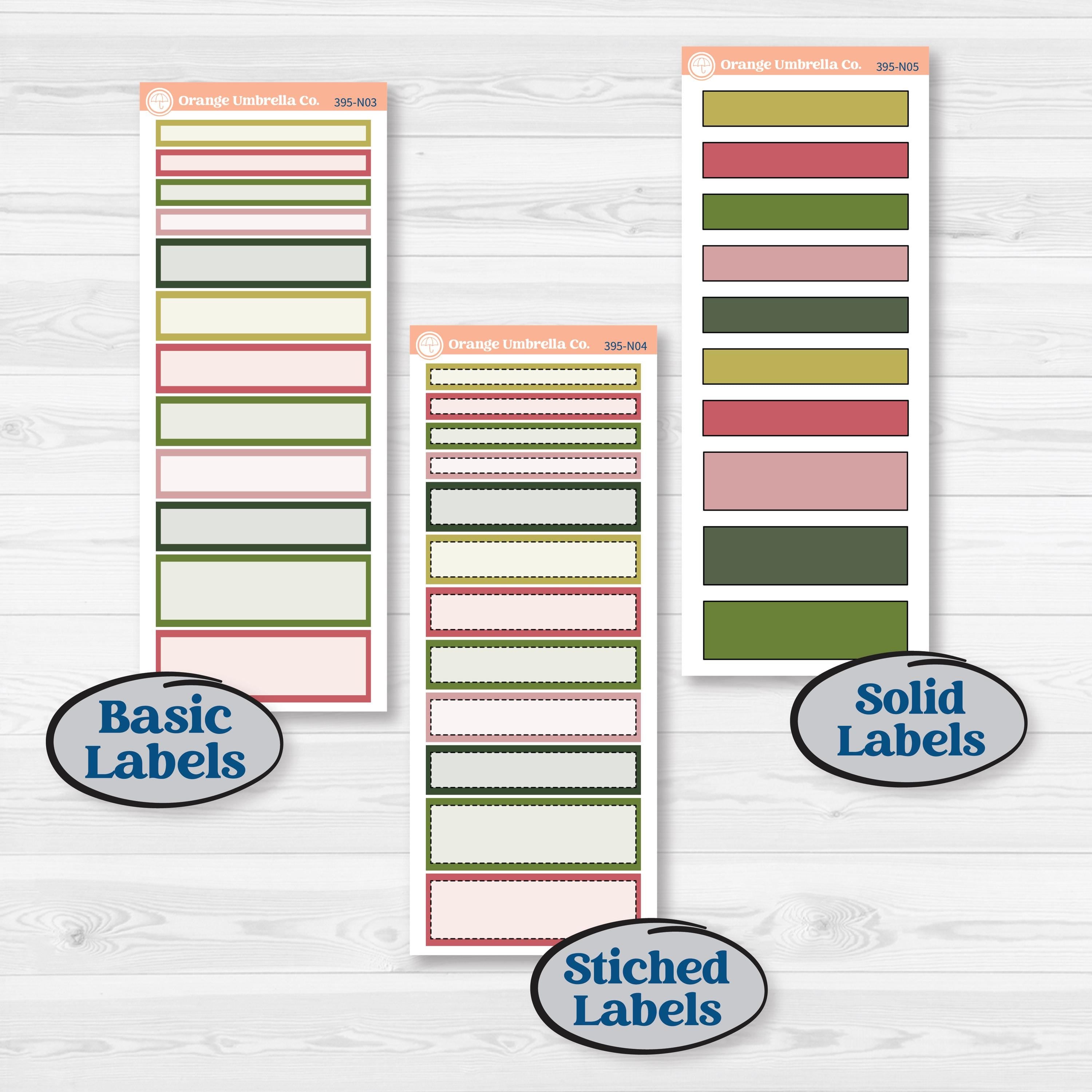 Tropical Summer Kit | A5 Plum Daily Planner Kit Stickers | Borneo | KIT-395-N