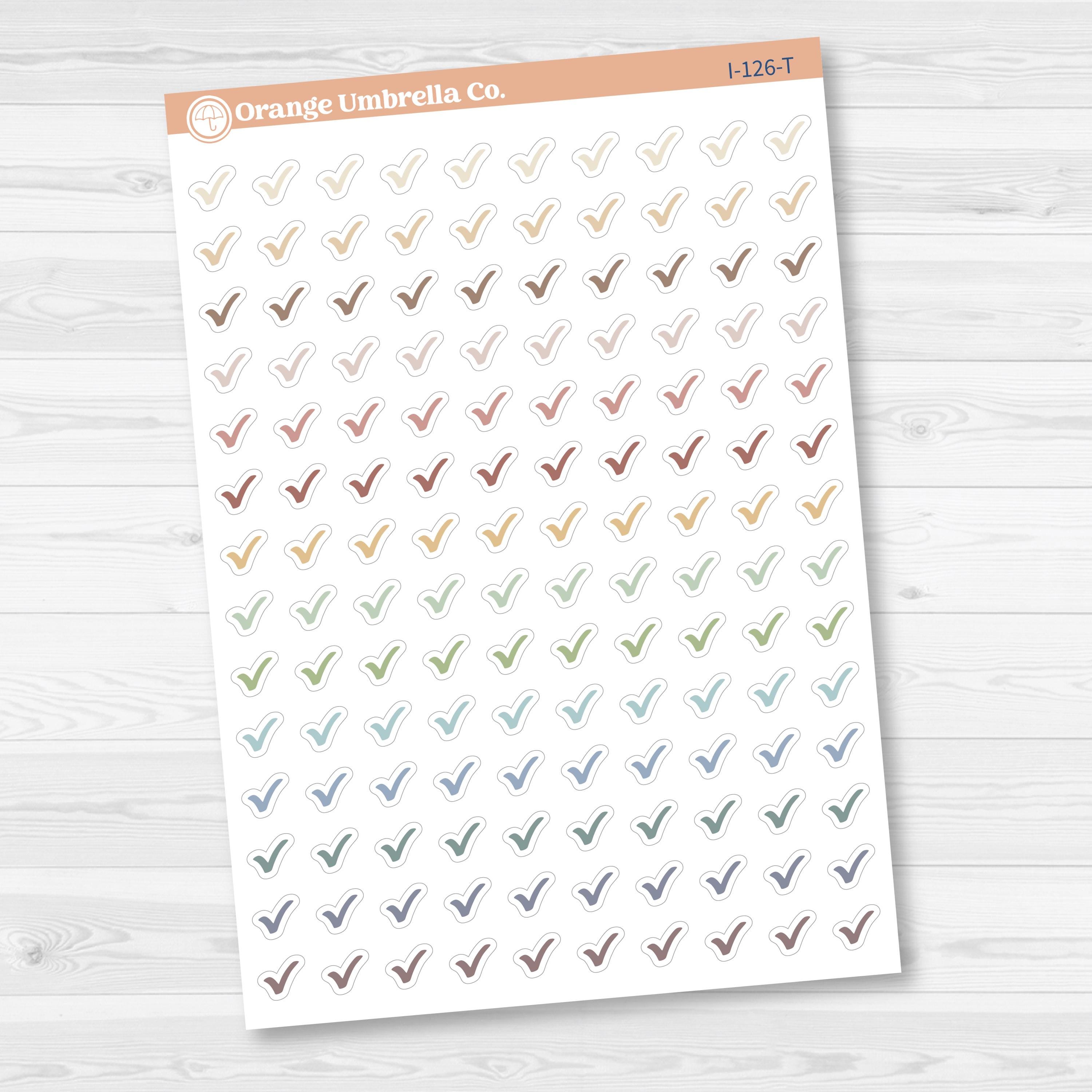 Checkmark Icon Planner Stickers | I-126