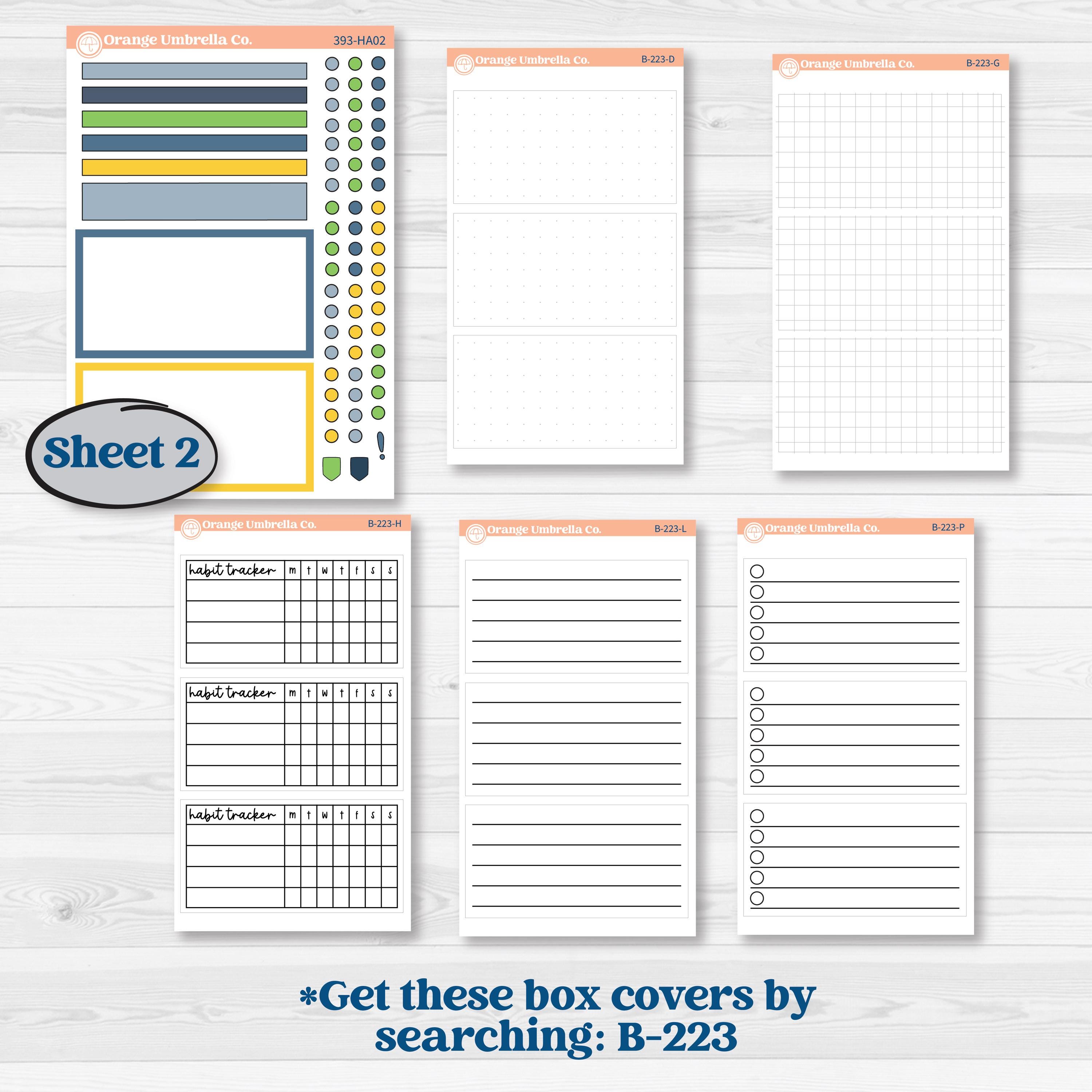 Summer Lemon Kit | Erin Condren Weekly Dashboard Planner Kit Stickers | Lemon Me Know | KIT-394-HA