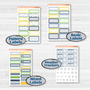 Summer Lemon Kit | Hobonichi Cousin Weekly & Daily Planner Kit Stickers | Lemon Me Know | KIT-393-E