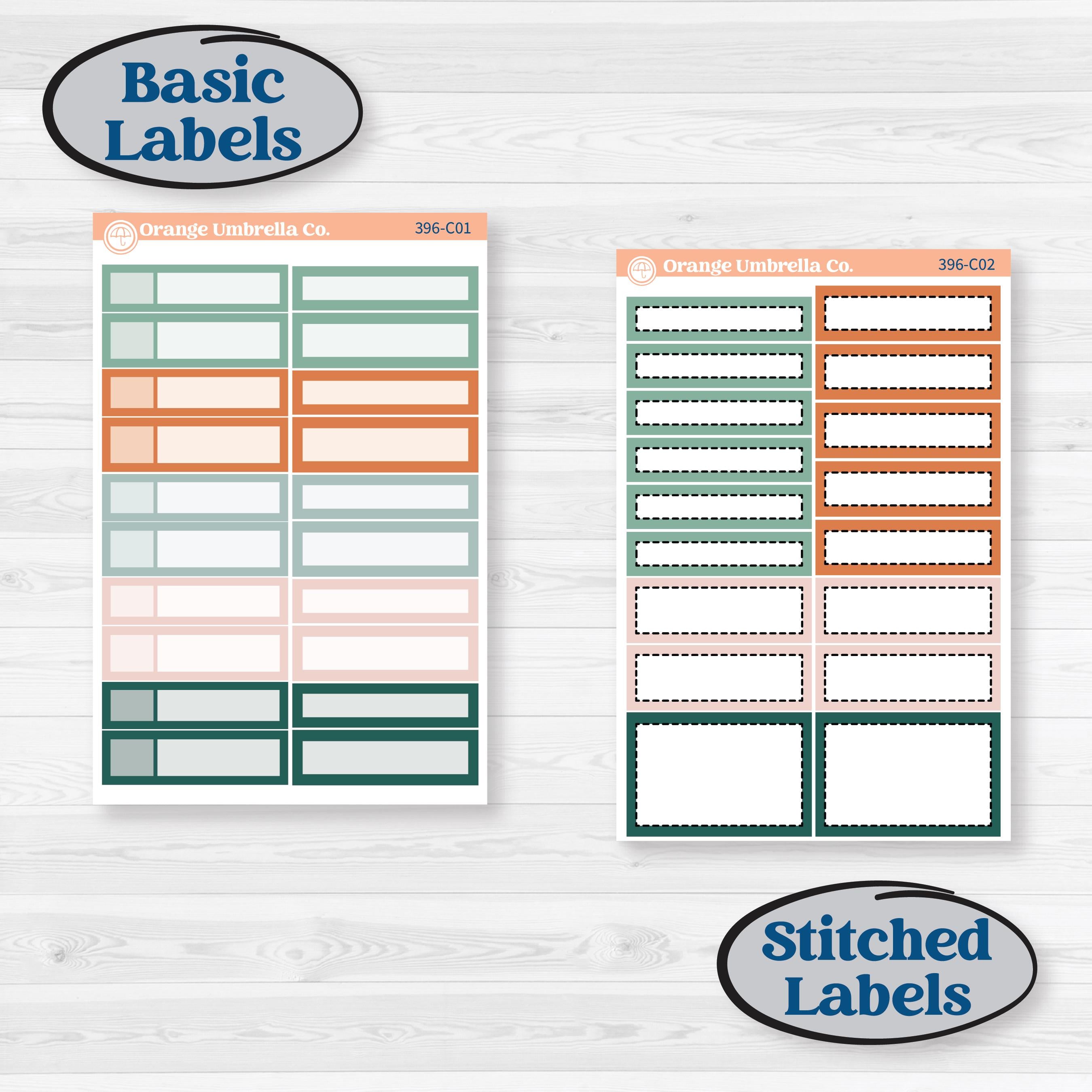 Floral Tropical Summer Kit | Weekly Add-On Labels Planner Kit Stickers | Hawaii | KIT-396-C