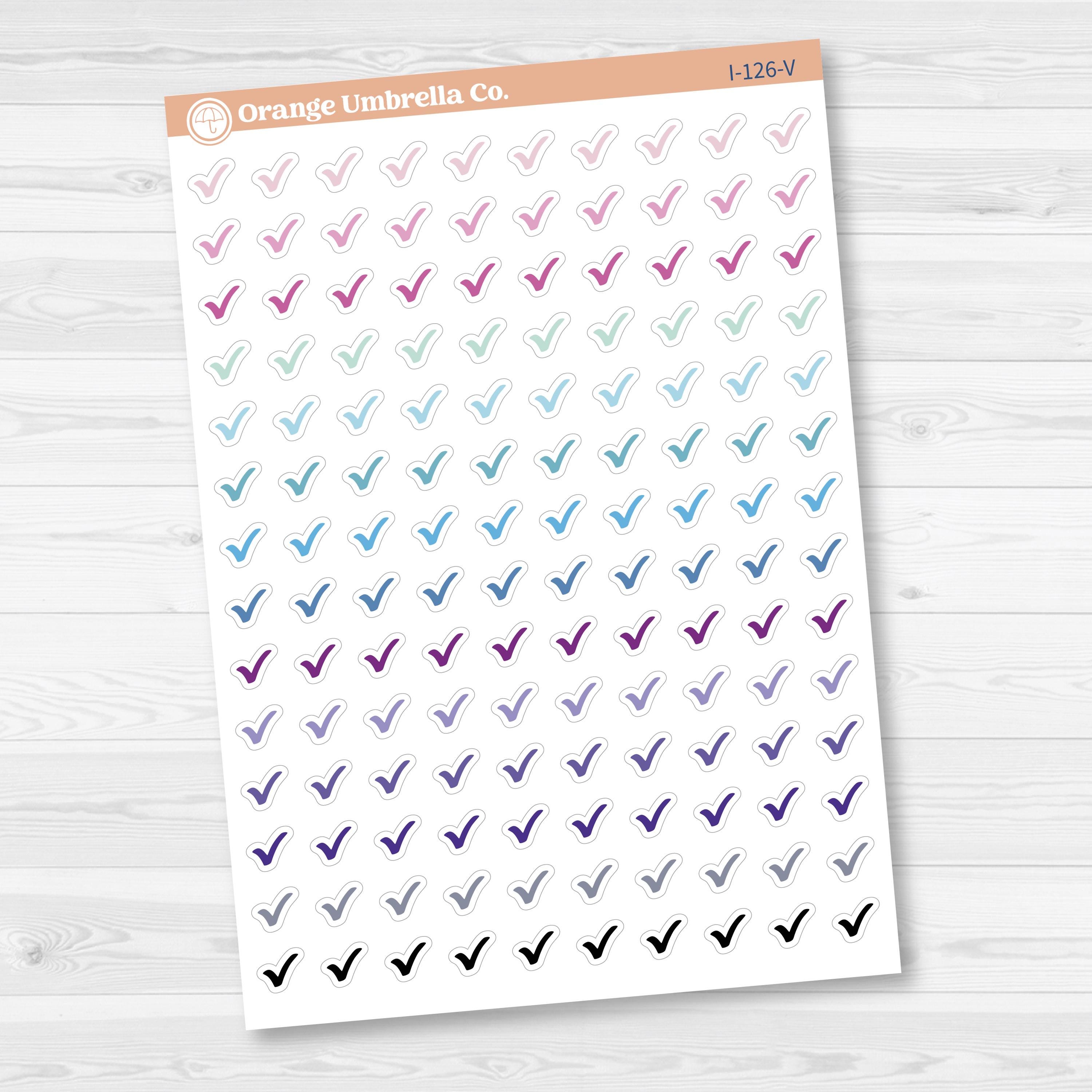 Checkmark Icon Planner Stickers | I-126