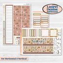Summer or Fall Floral Kit | Laurel Denise Softbound Monthly Planner Sticker Kit | Vertical & Horizontal | Eloise | KIT-399-QA