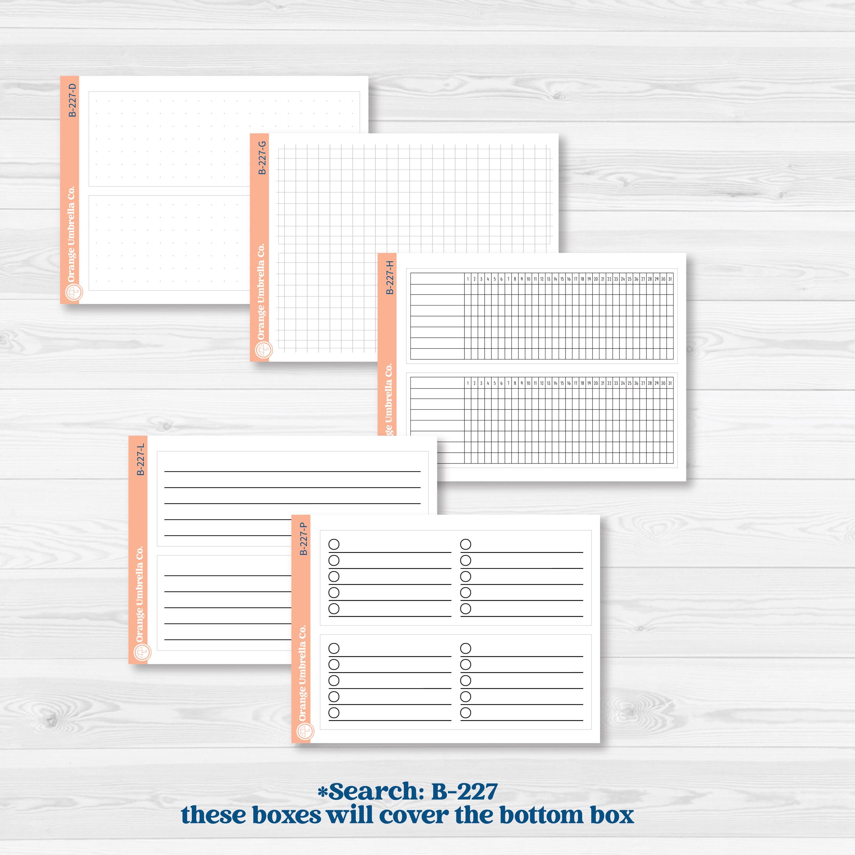 Summer or Fall Floral Kit | A5 Erin Condren Monthly Dashboard Sticker Kit | 2025-2026 Planners | Eloise | KIT-399-VA