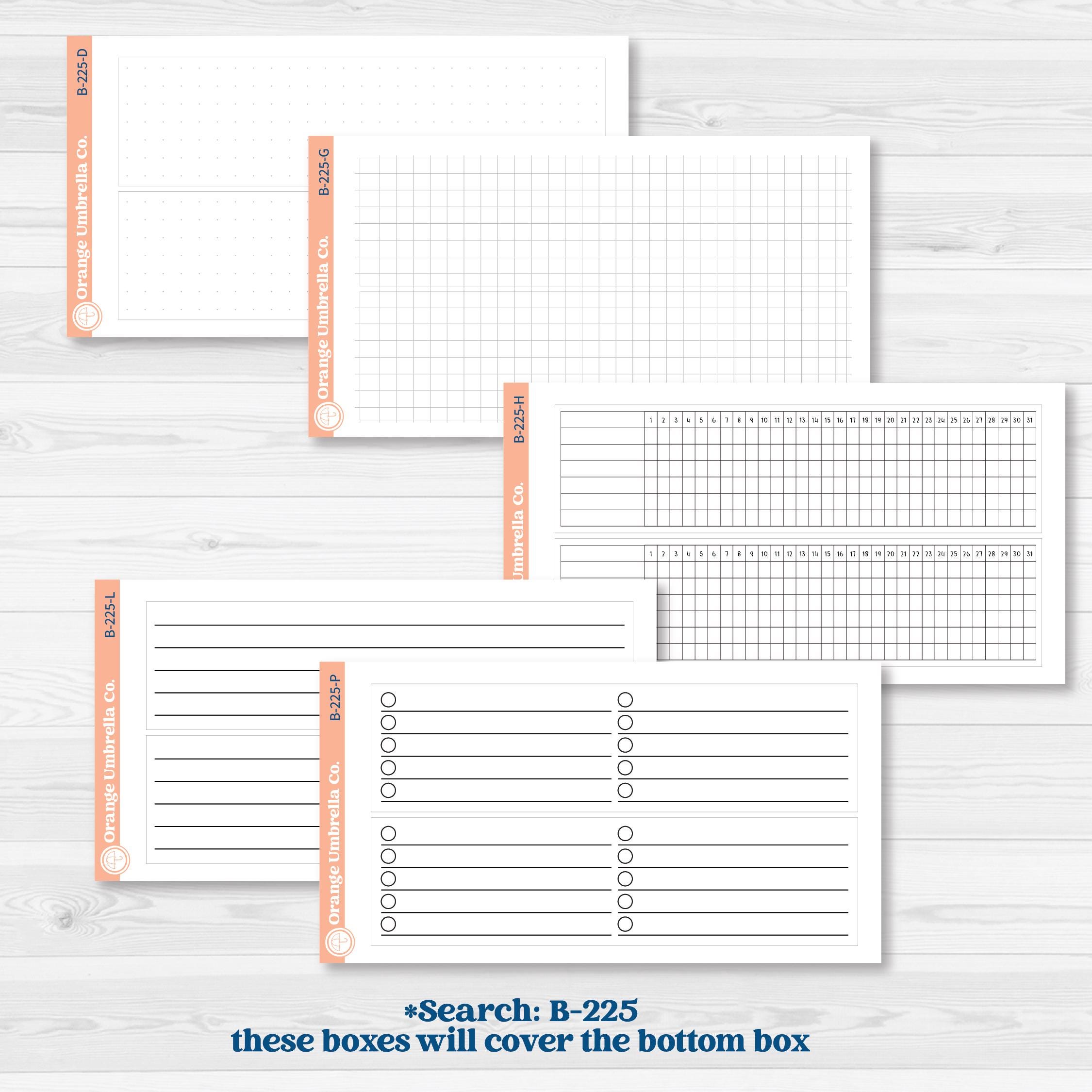 Independence Day | 7x9 Erin Condren Life Planner Monthly Dashboard Sticker Kit | 2025-2026 Planners | Freedom | KIT-394-WA