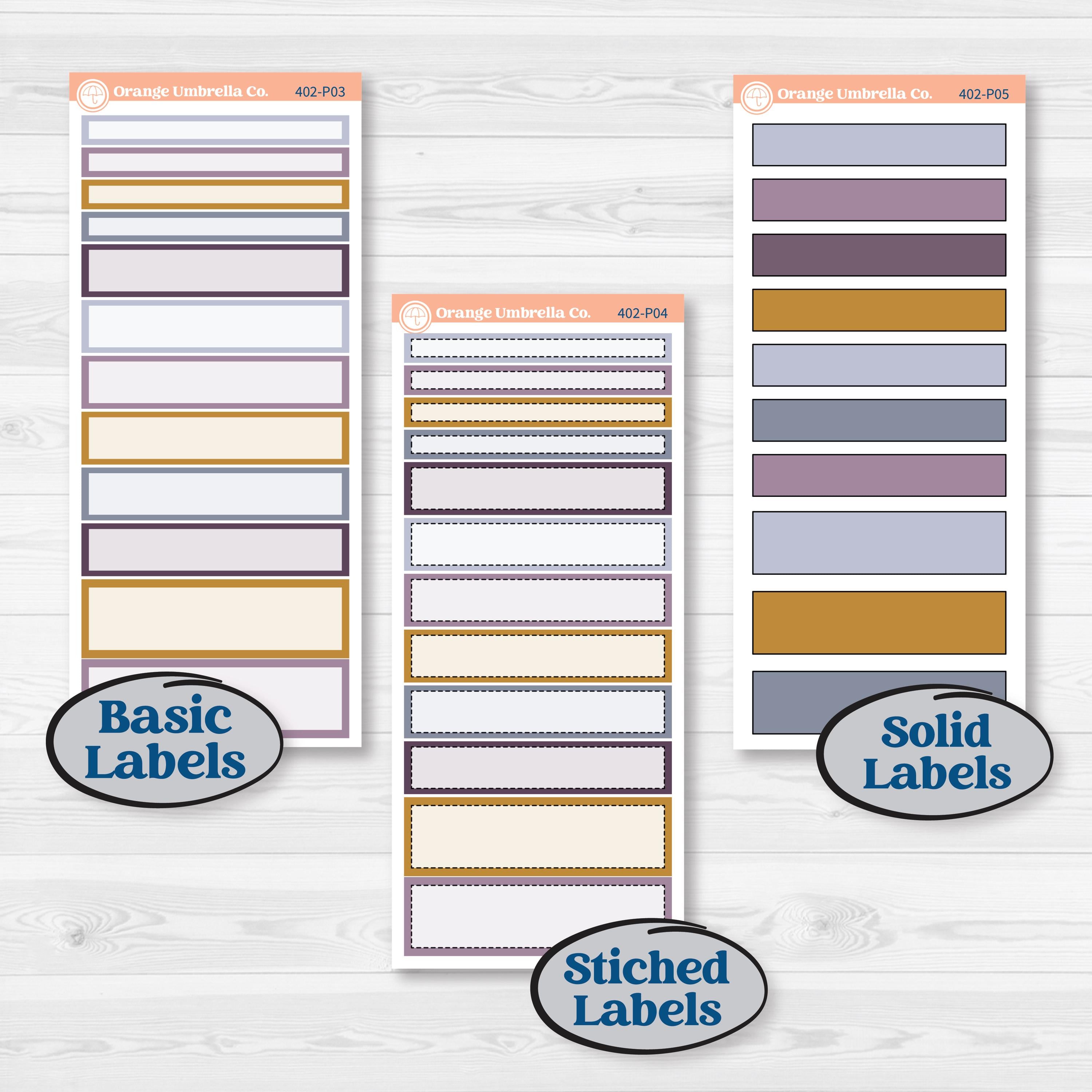 Ice Cream Celestial Kit | 7x9 Plum Daily Planner Kit Stickers | Scoops of Jupiter | KIT-402-P
