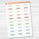 Hobonichi Cousin Labels | Functional Weekly Planner Stickers | L-535