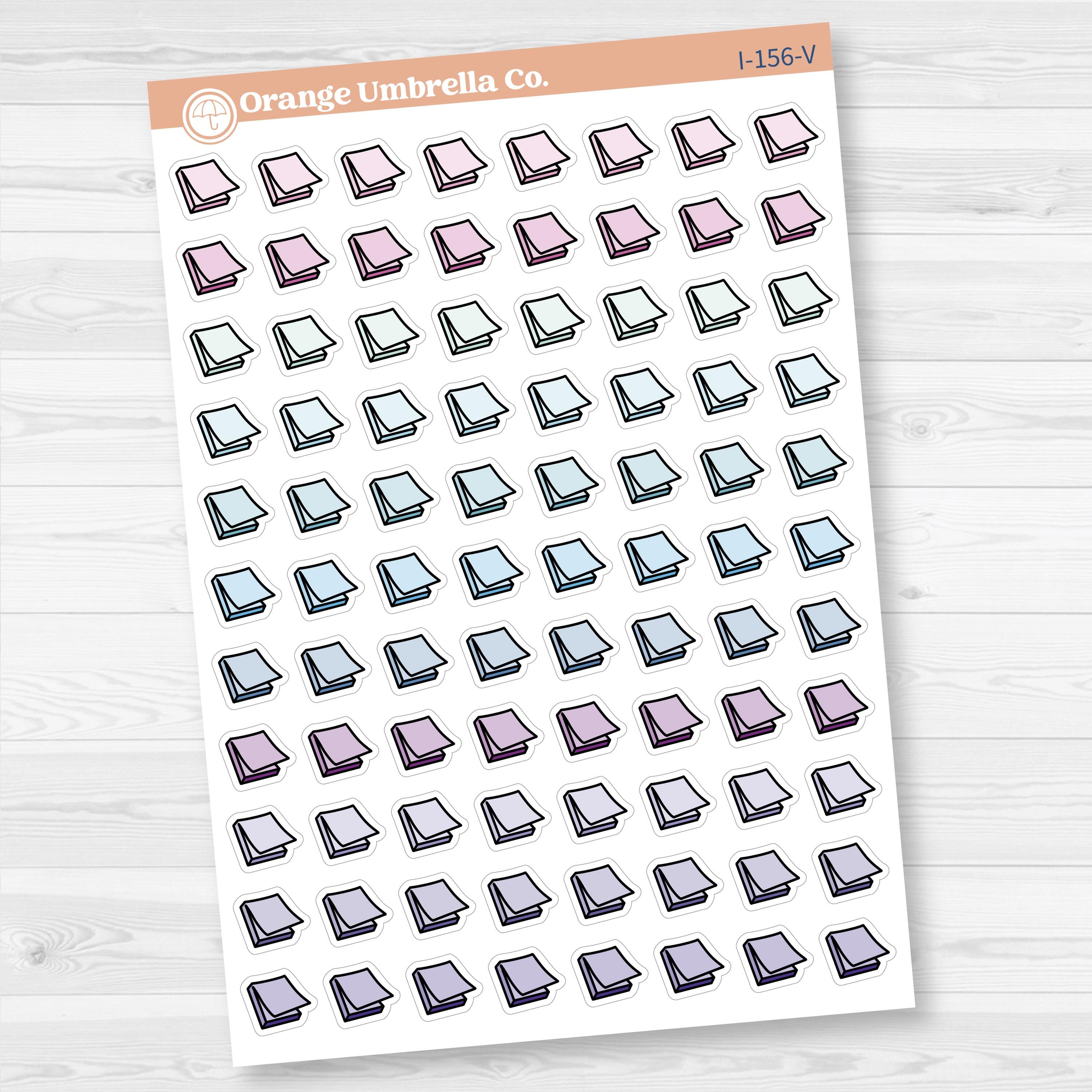 Sticky Note Icon Planner Stickers | Micro Functional Icons | I-156