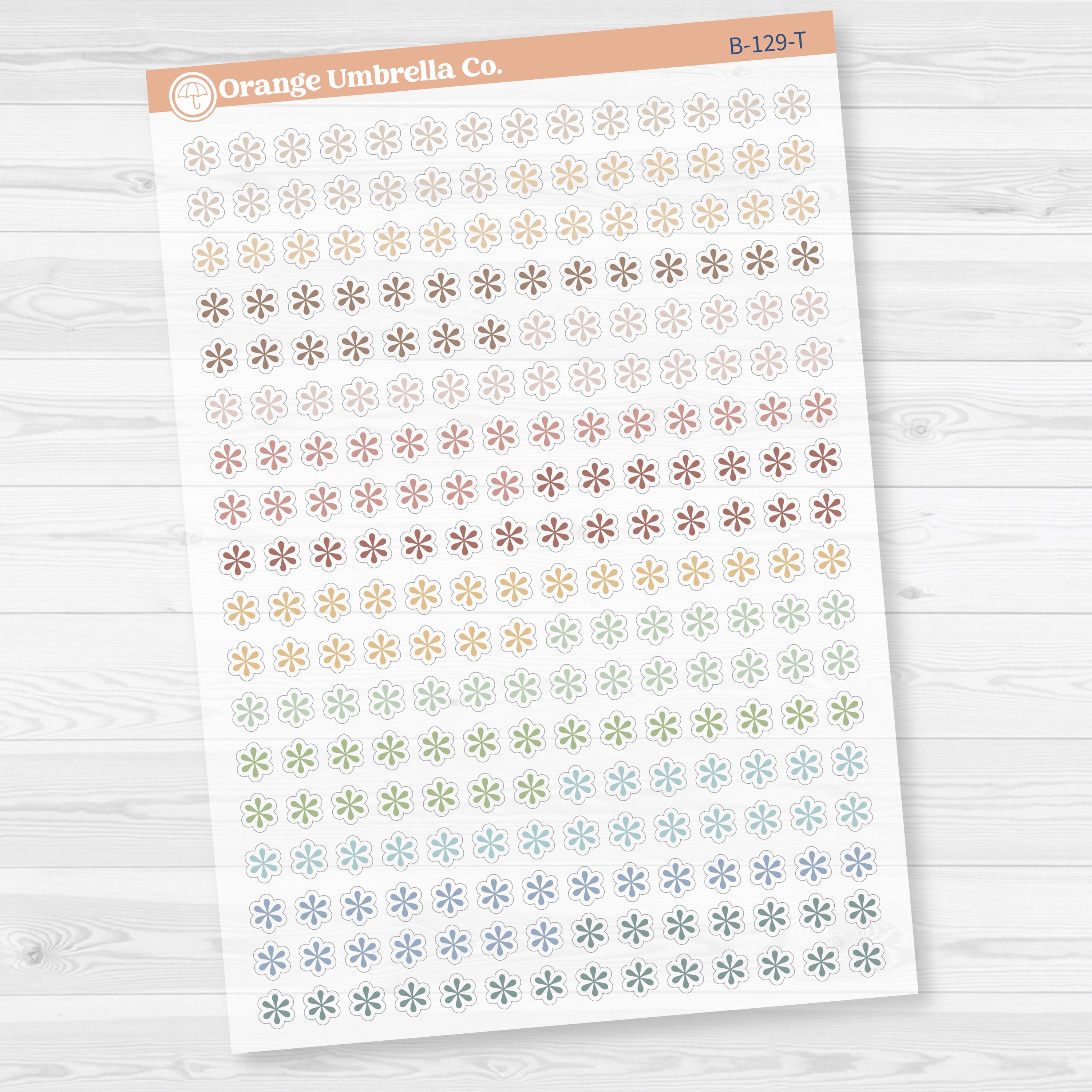 Asterisk Icon Planner Stickers | Clear Matte | B-129-CM