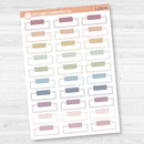 Hobonichi Cousin Labels | Functional Weekly Planner Stickers | L-535