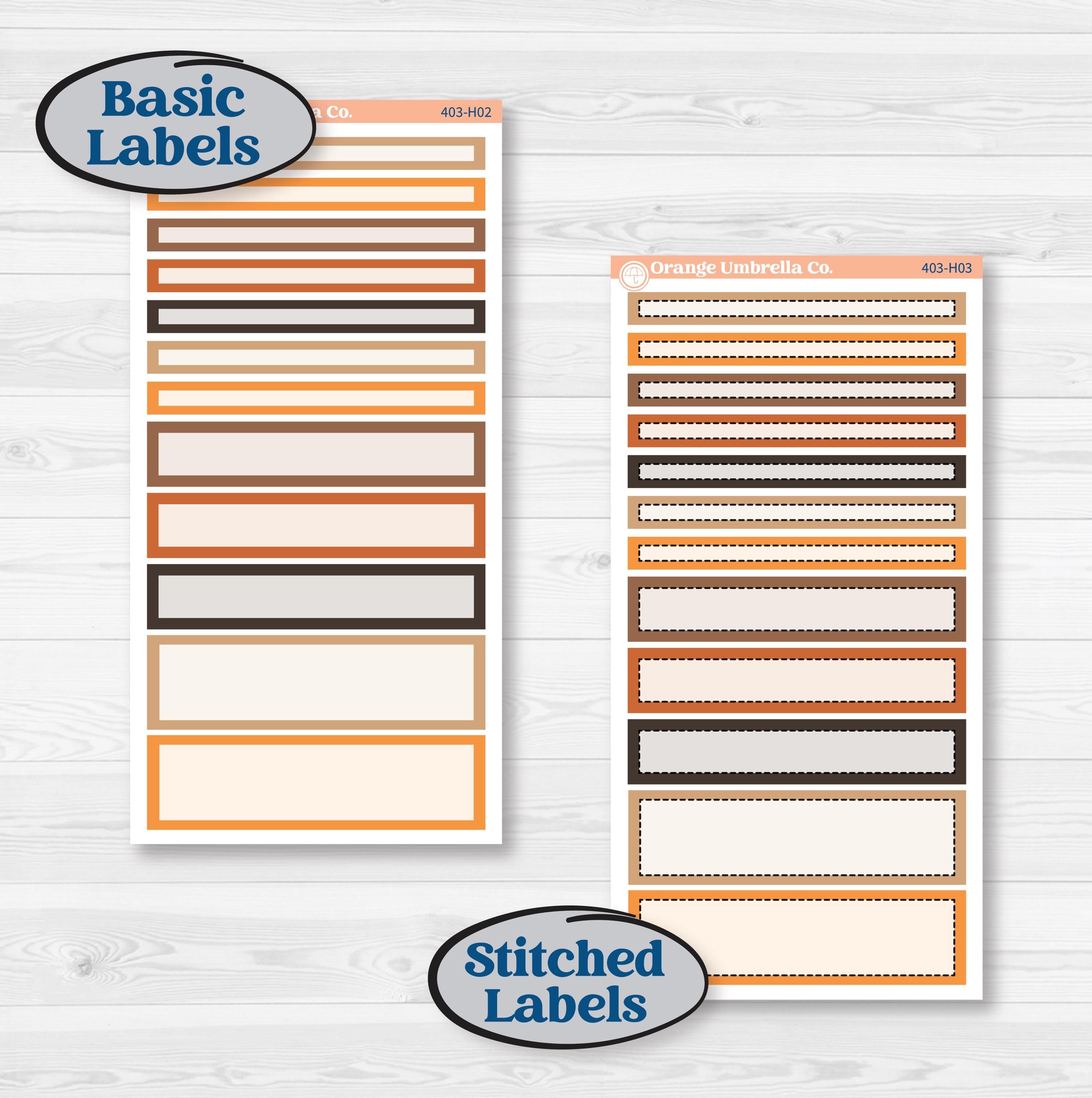 Fall Leaves Autumn Kit | 7x9 Compact Vertical Planner Kit Stickers | All Fall Down | KIT-403-H