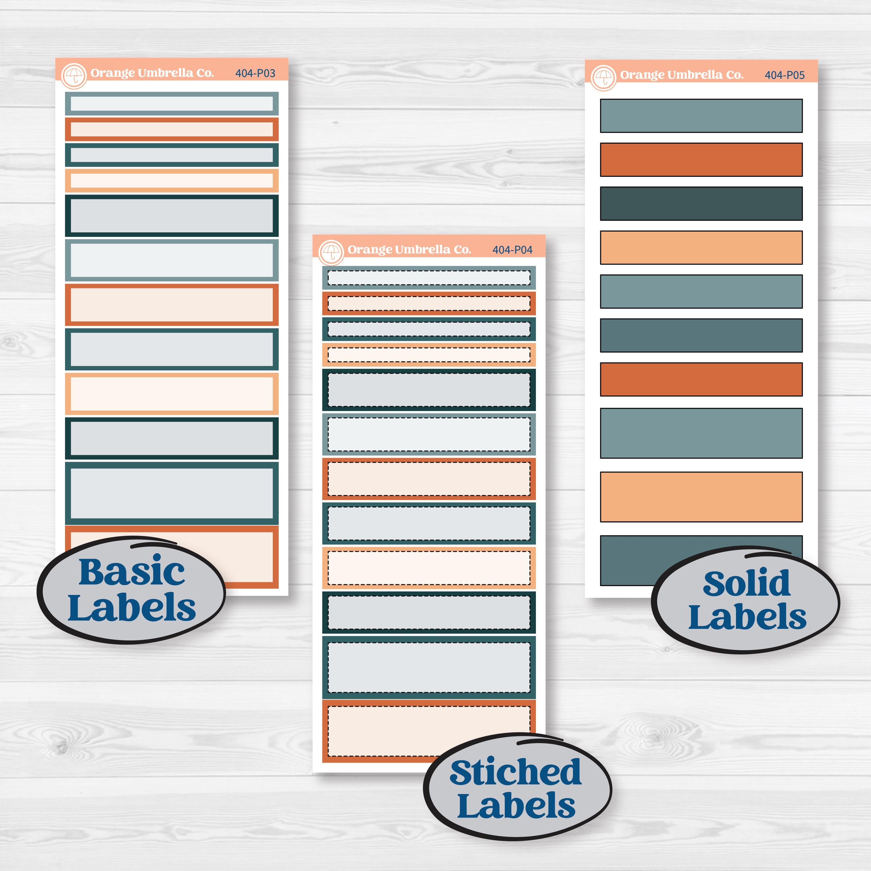 Bold Pumpkin Planner Kit | 7x9 Plum Daily Planner Kit Stickers | Perfect Pumpkin | KIT-404-P