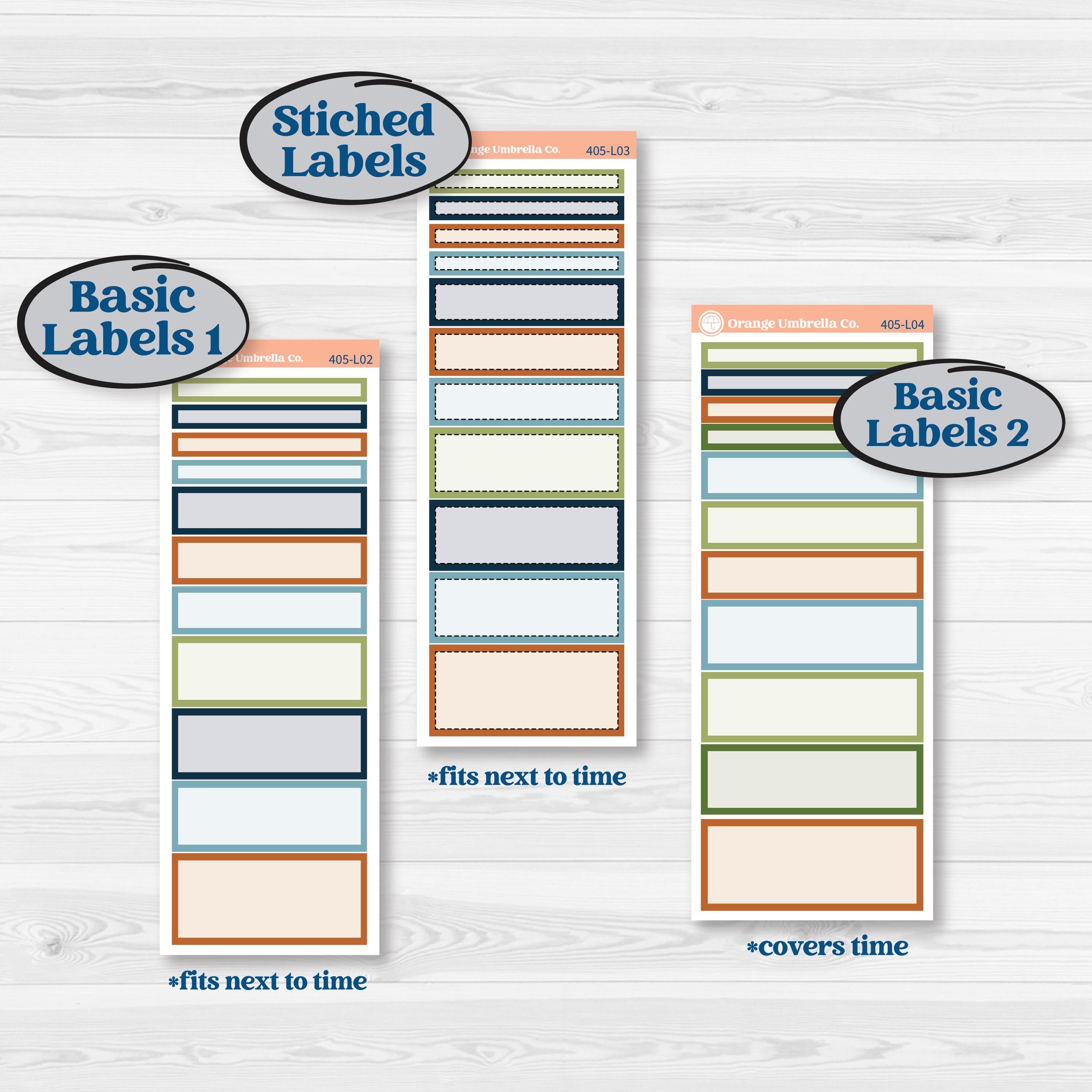 Woodland Frog Planner Kit | A5 Daily Duo Planner Kit Stickers | Cameron | KIT-405-L
