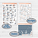 Patterned Boho Sticker Kit | Weekly Add-On Planner Kit Stickers | Katie | KIT-414-B